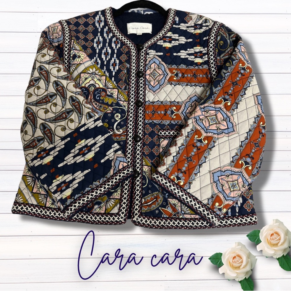 Cara Cara S Floral Print Evening Jacket